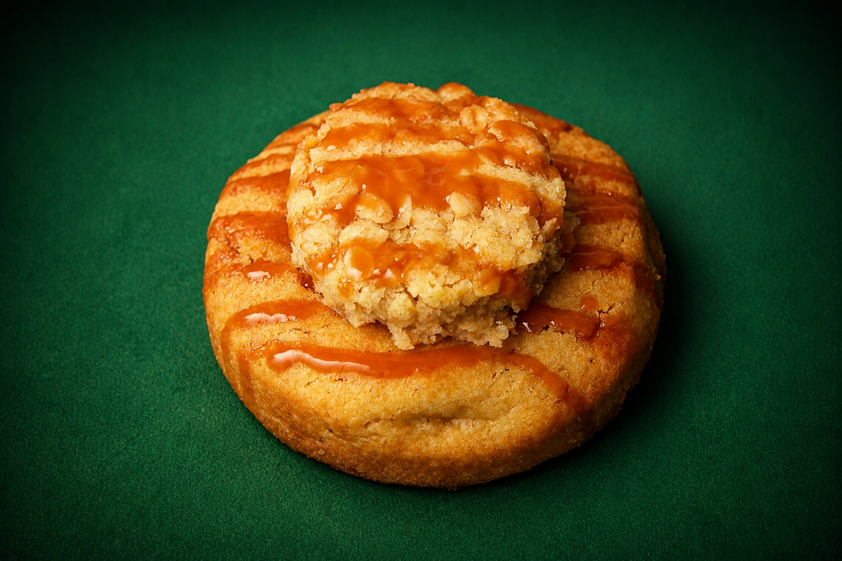 Cookie Patate douce et caramel beurre salé